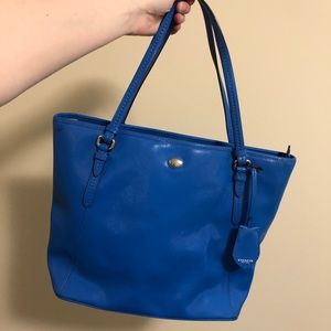 Bright Blue Coach Purse